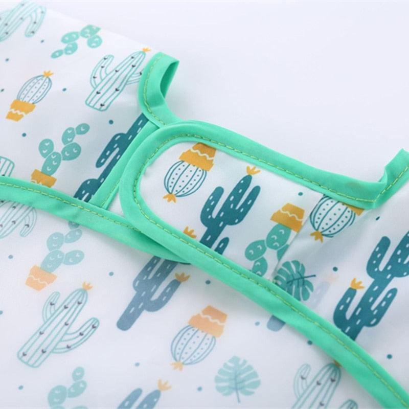 Avental de manga comprida para bebês - Venda Universal